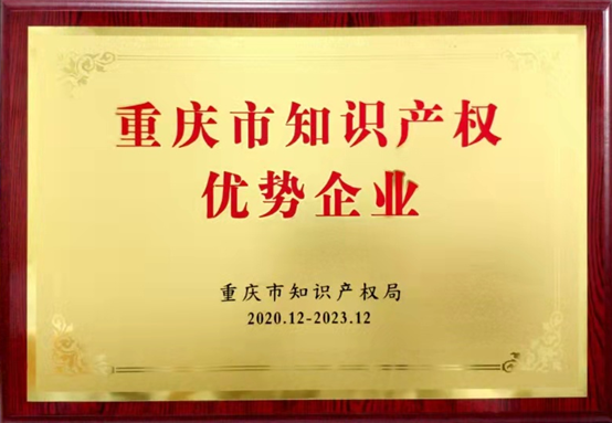 【荣誉】重庆永固新型建材有限公司、重庆拉瑞永固混凝土有限公司荣获“重庆市知识产权优势企业”称号