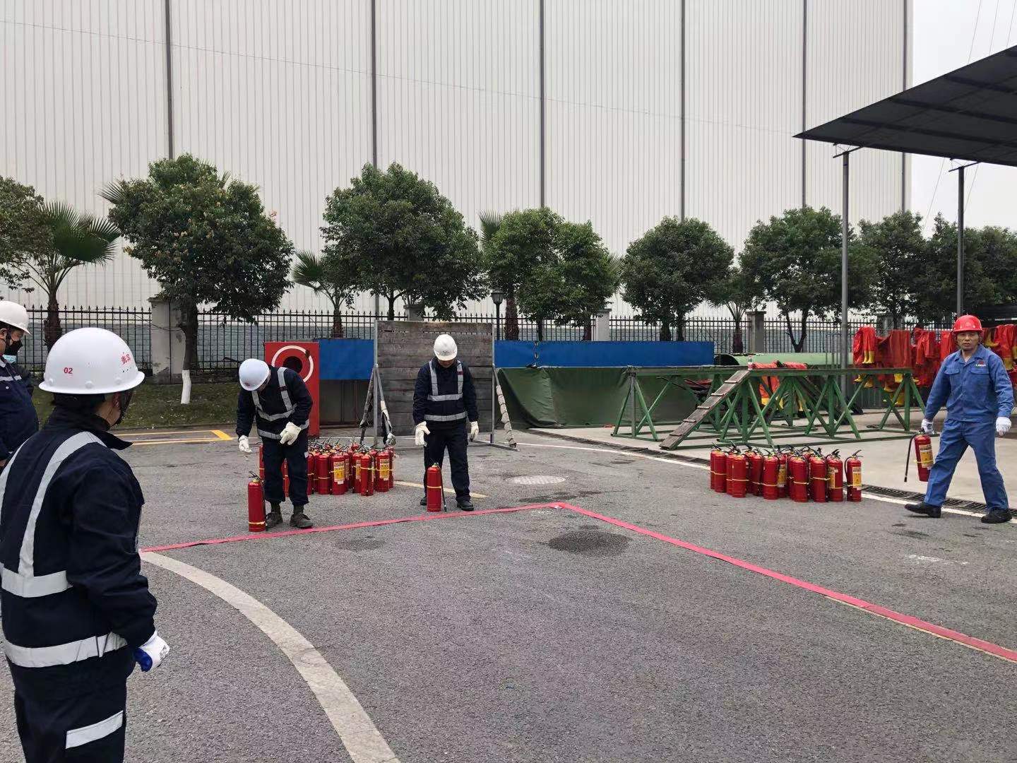 重庆国浩永固新型建材有限公司应急救援队在2021年工贸企业应急技能大比武活动中取得优异成绩